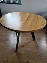 Stół okrągły dębowy, Dąb , 102 cm, stoli, loft