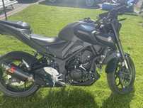 Yamaha MT 03 320/125, 2020r Akrapovic 250/125