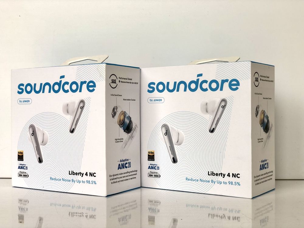 Навушники Anker SoundCore Liberty 4 NC Білі (A3947G21)