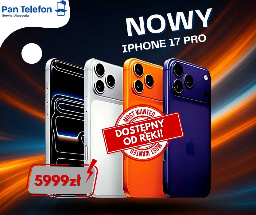 iPhone 17 Pro – 256 GB – Kosmiczny Pomarańcz - SZKŁO W GRATISIE*