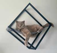 Loft metalowa półka legowisko naścienne na ścianę dla kota hamak