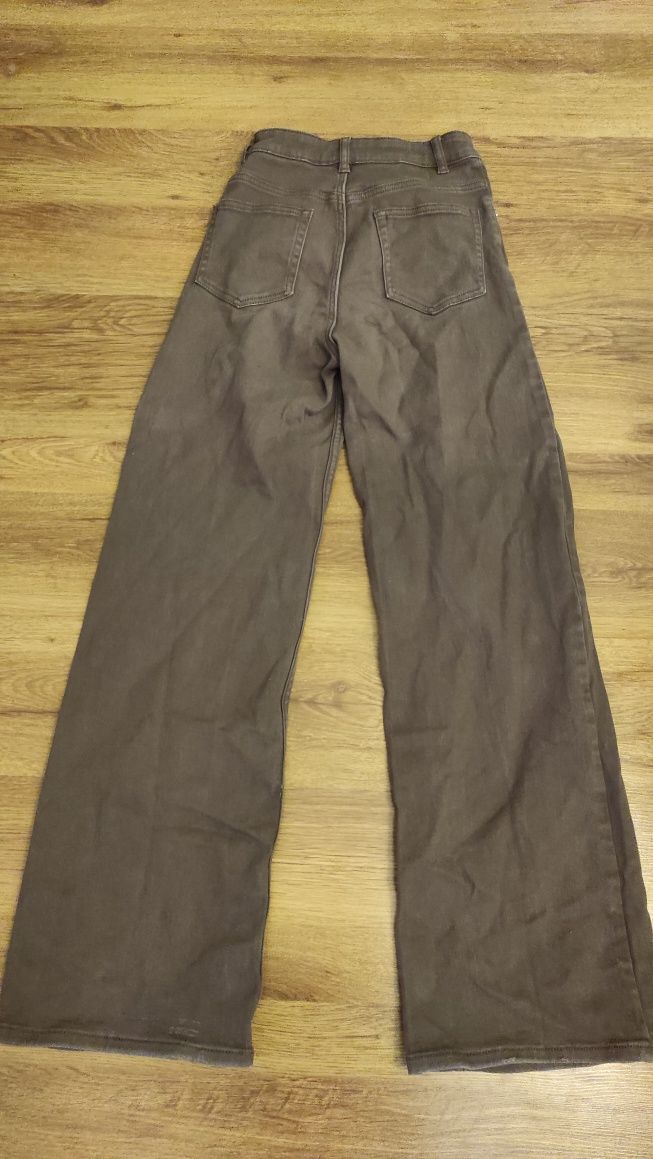Szerokie jeansy r34 H&M