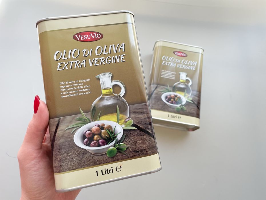 Оливкова олія рафінована 1 л – жестяна банка