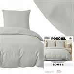 Pościel Daniela Classic 220x200/3cz Satynowa Jednolita Komplet