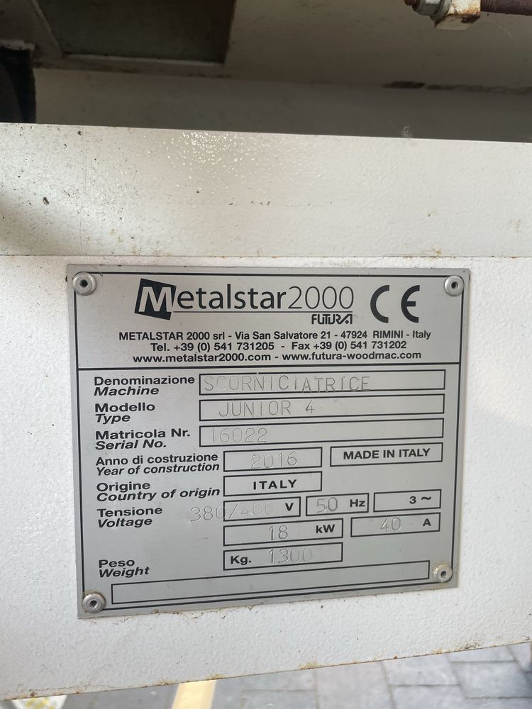 Strugarki czterostronne Futura Metalstar 2000 oraz Chambon euro 92