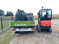 Wynajem minikoparka Kubota 1,8 t, prace ziemne minikoparką