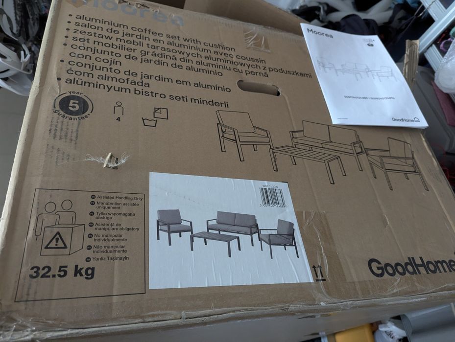 Nowe meble ogrodowe dla 4 osób 1400zł