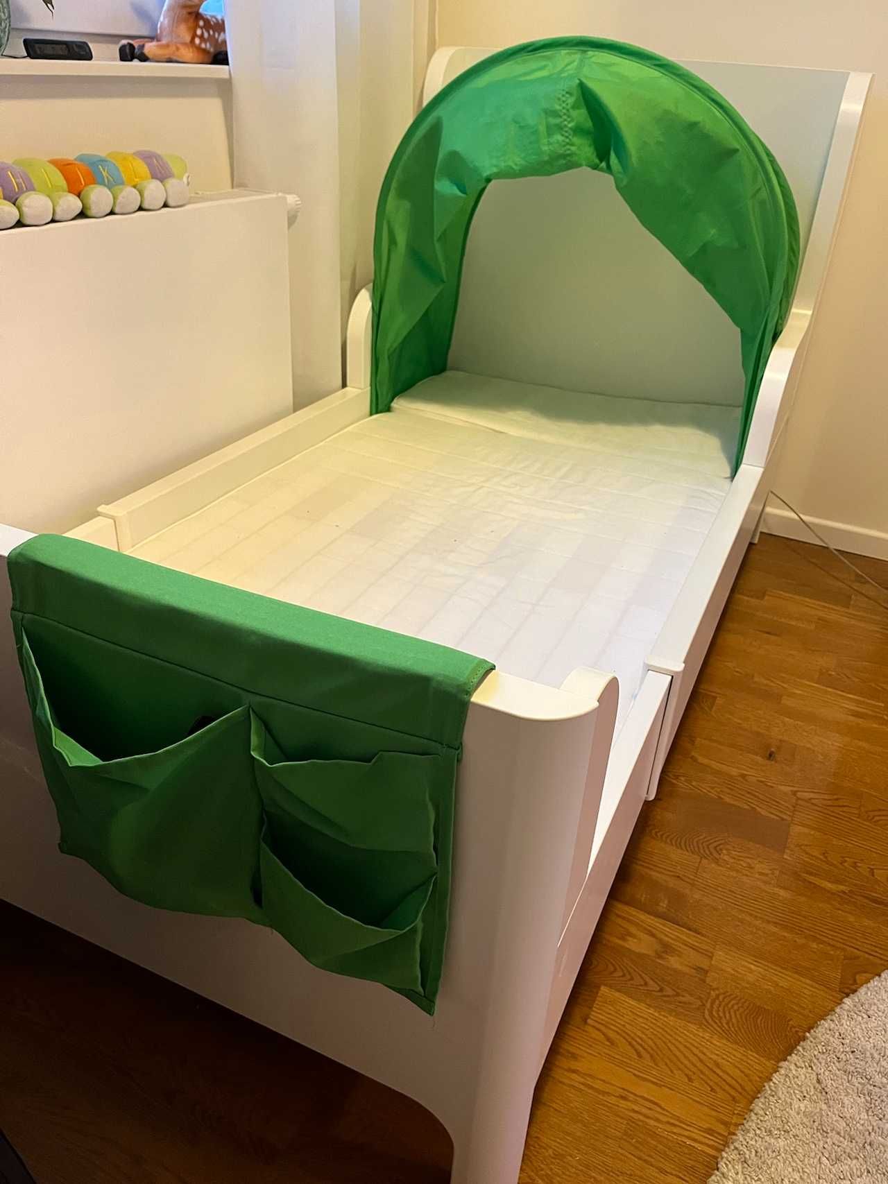 Łóżko dziecięce IKEA 80x200 z regulacją długości | Wwa Wawer