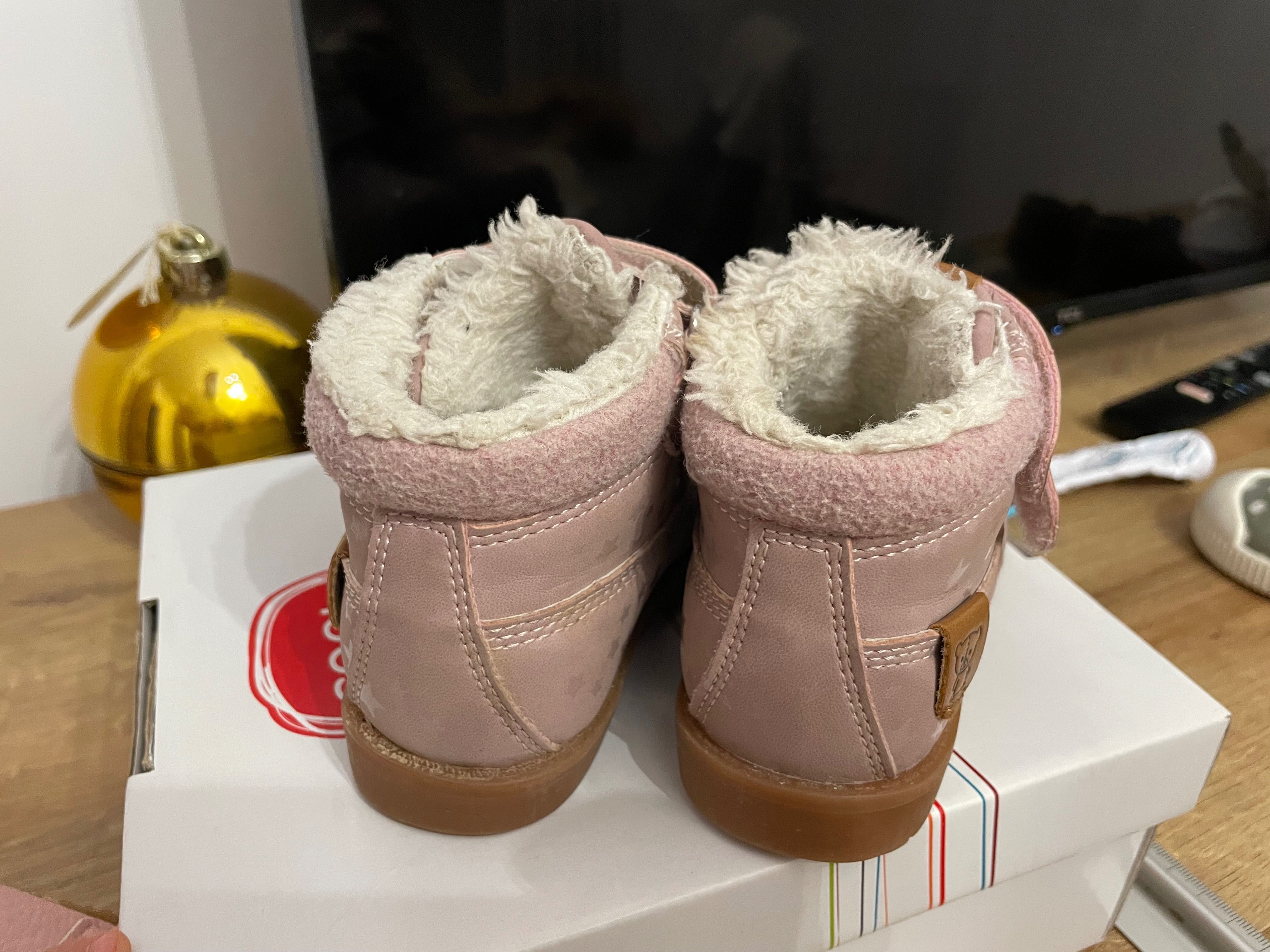 Buciki buty rzep trampki smyk cool club 21 zimowe lekkie dziewczynka