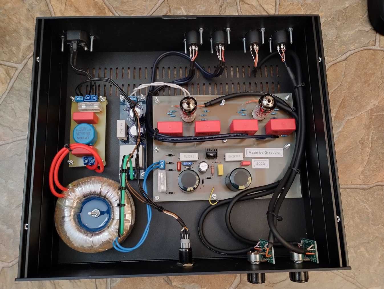 Lampowy Zbalansowany Preamp Bufor w klasie A wej. / wyj . XLR