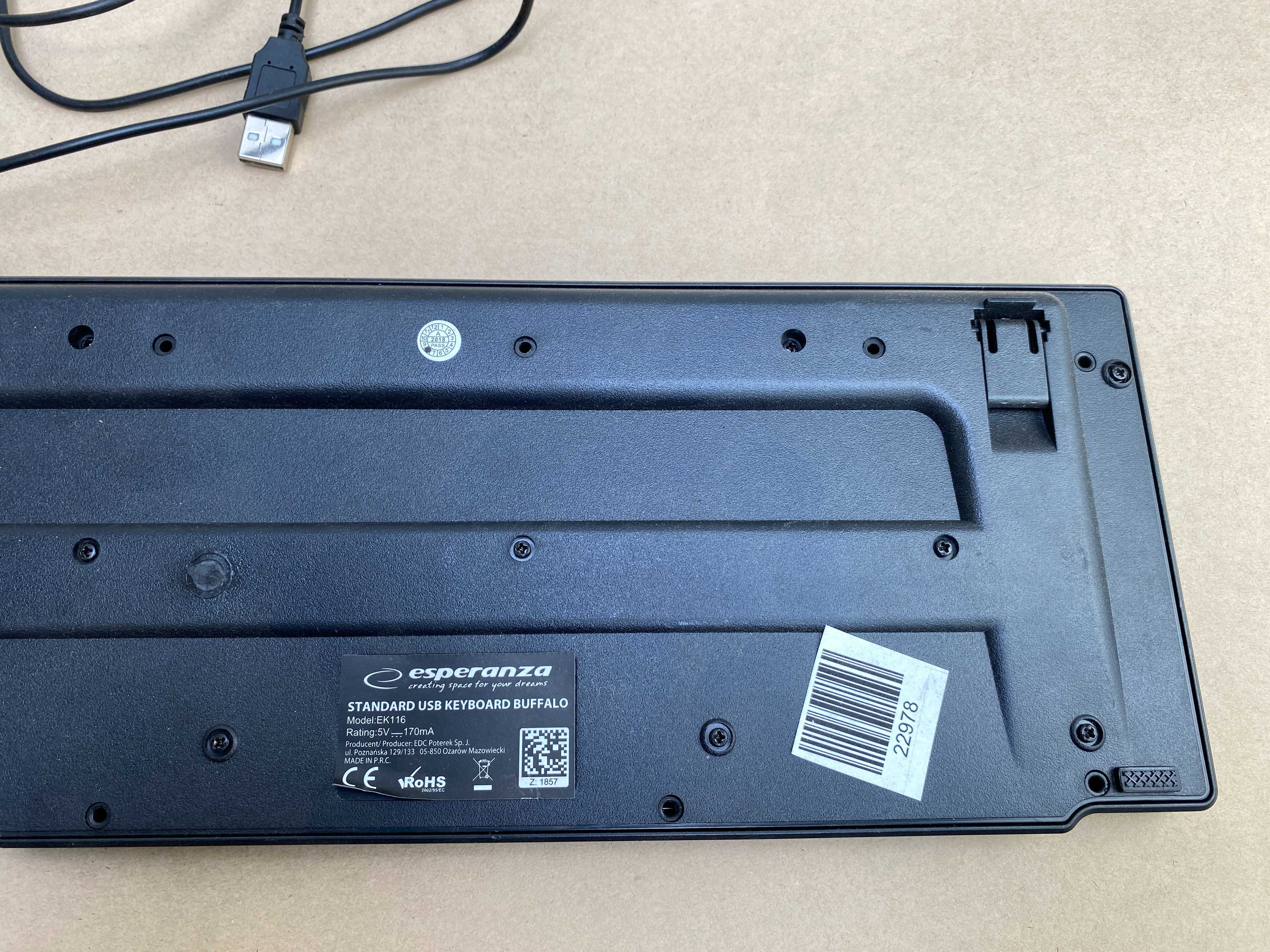 Klawiatura QWERTY Esperanza EK16