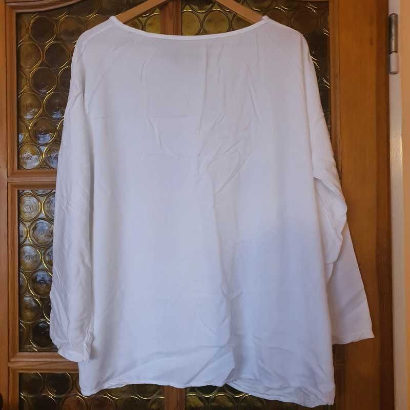 Bluzka bawełniania ze zdobieniem XL