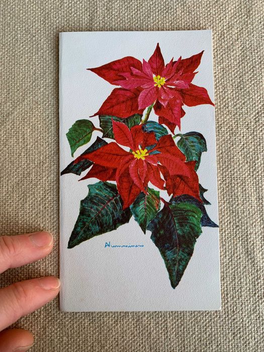 Postais religiosos e de Natal antigos vintage dos anos 70 / 80