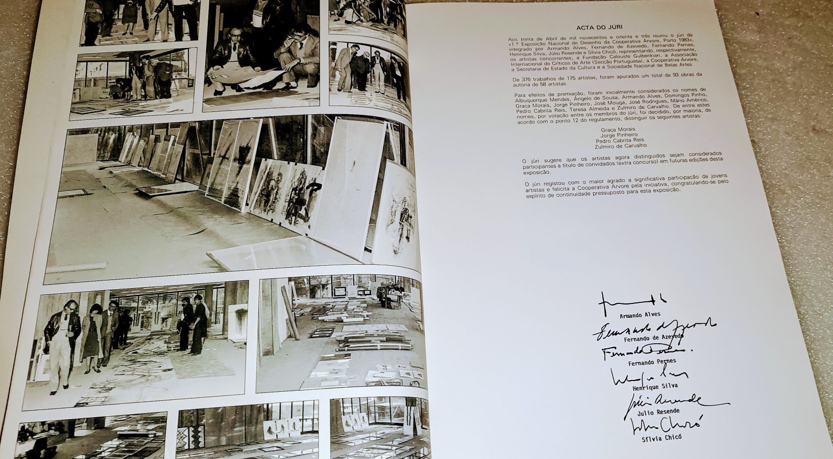 Livro Exposição (1ª) Nacional de Desenho da Cooperativa Árvore, 1983