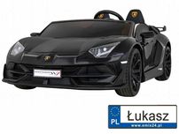 Pojazd dla dzieci Lamborghini SVJ Drift Czarny SX2028