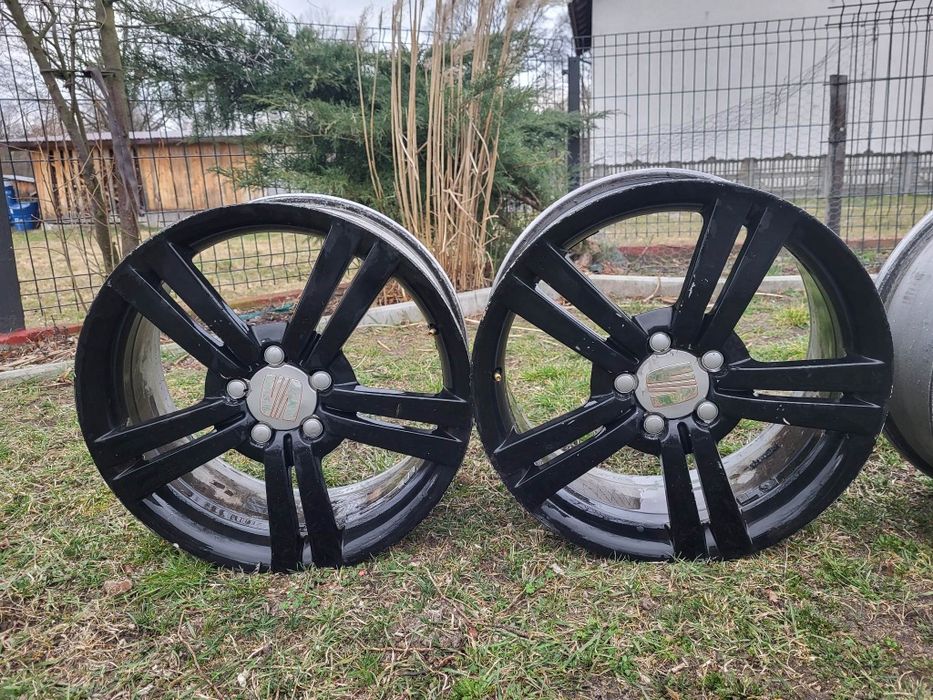 Sprzedam alusy od seat leon 2. Rostaw śrub 5x112. Rozmiar alusa R18