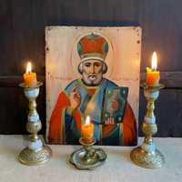 Старинная иконы святителя Николая Чудотворца