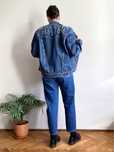 Klasyczna jeansowa kurtka AC/DC Wrangler M vintage rock