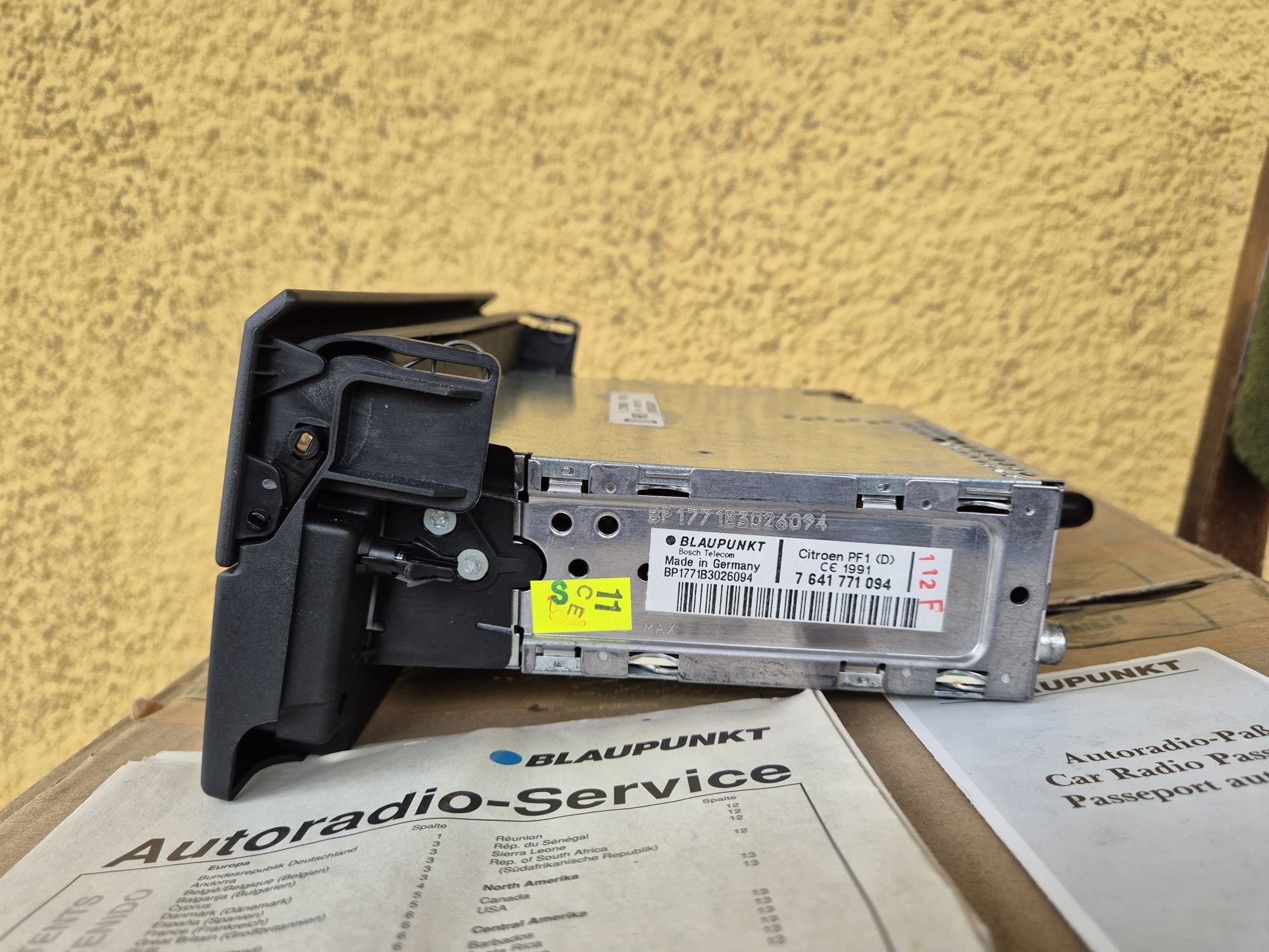 Fabrycznie NOWE Radio Citroen ZX  z roku 1991 !! Unikat !! Rarytas !!
