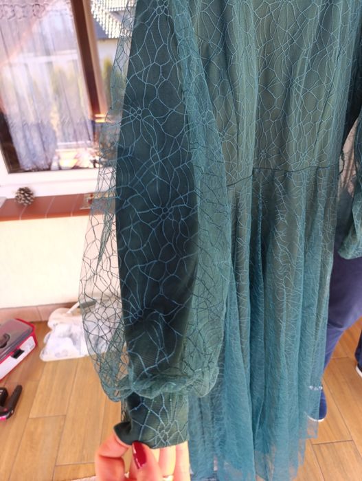 Sukenka długa butelkowa zieleń