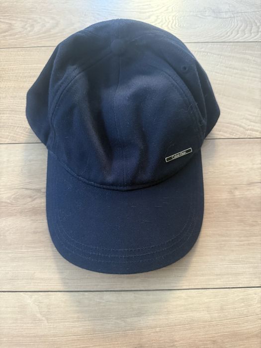 Czapka z daszkiem Calvin Klein granat