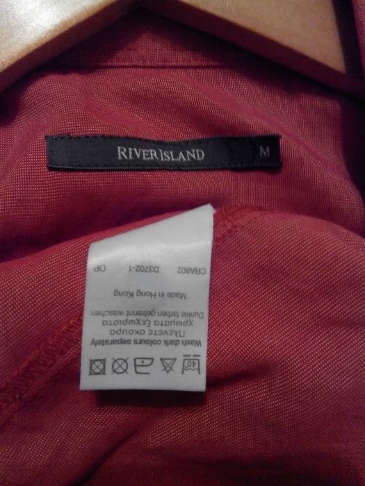 Сорочка летняя рубашка подростковая мужская бренд River Island