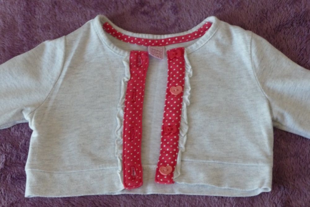 Sweterek, bolerko - dla dziewczynki - rozmiar 86