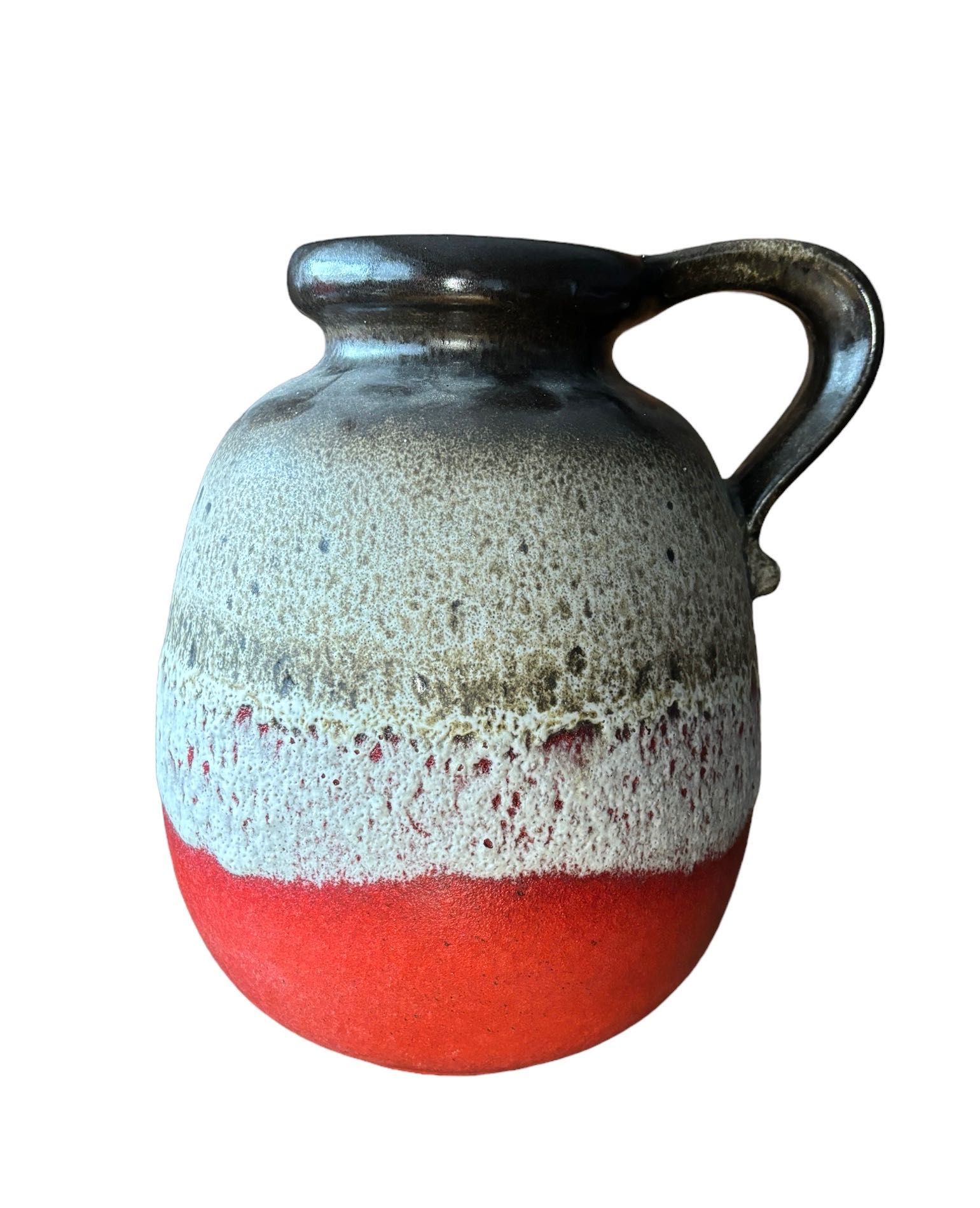 Ceramiczny dzban fat lava vintage prl