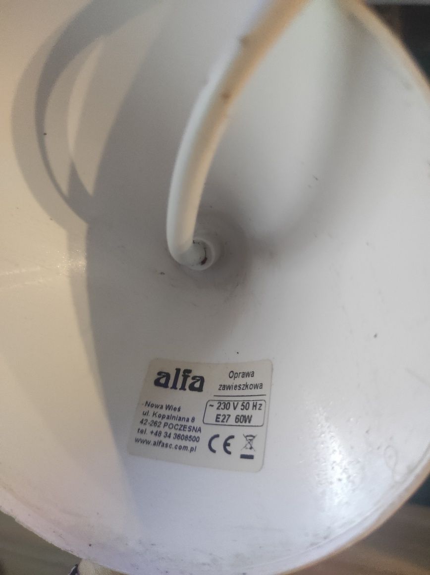 Lampa sufitowa zielona