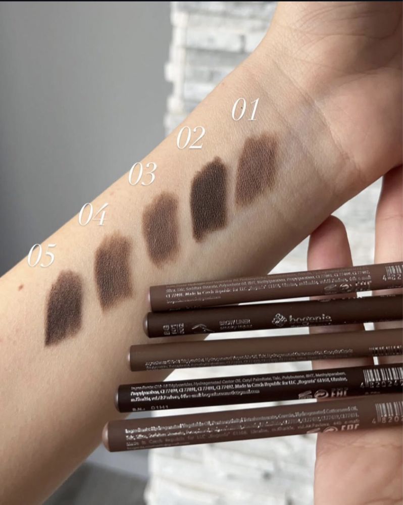 Олівець для брів bogenia brow liner