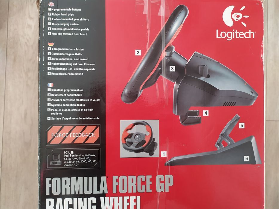 Игровой манипулятор руль кермо ігрове Logitech Force Feedback GP