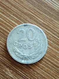 Sprzedam monete 20 gr 1967 r zzm
