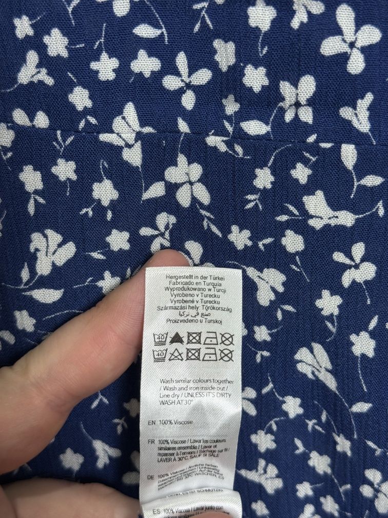 Granatowa sukienka na lato M
