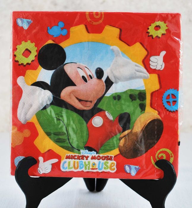 Pack de 20 guardanapos de papel Disney Mickey Mouse