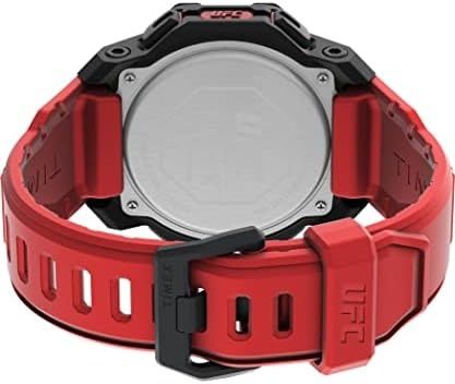 Zegarek Timex TW2V88200 Strength Knockout UFC 48 mm czerwony pasek new