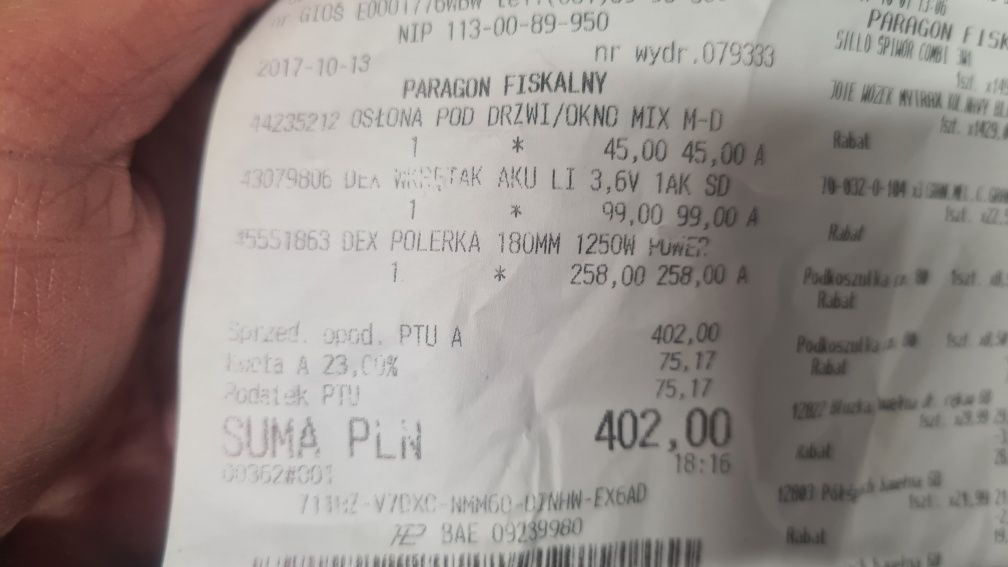 Polerka 180mm 1250