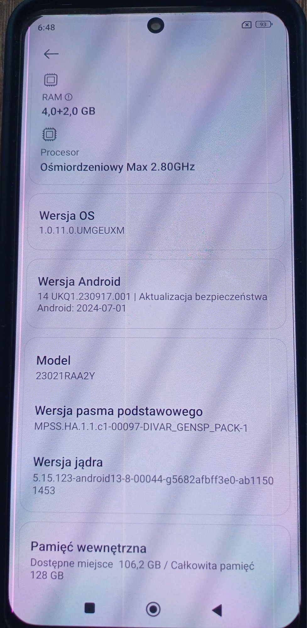 Smartfon Redmi Note 12