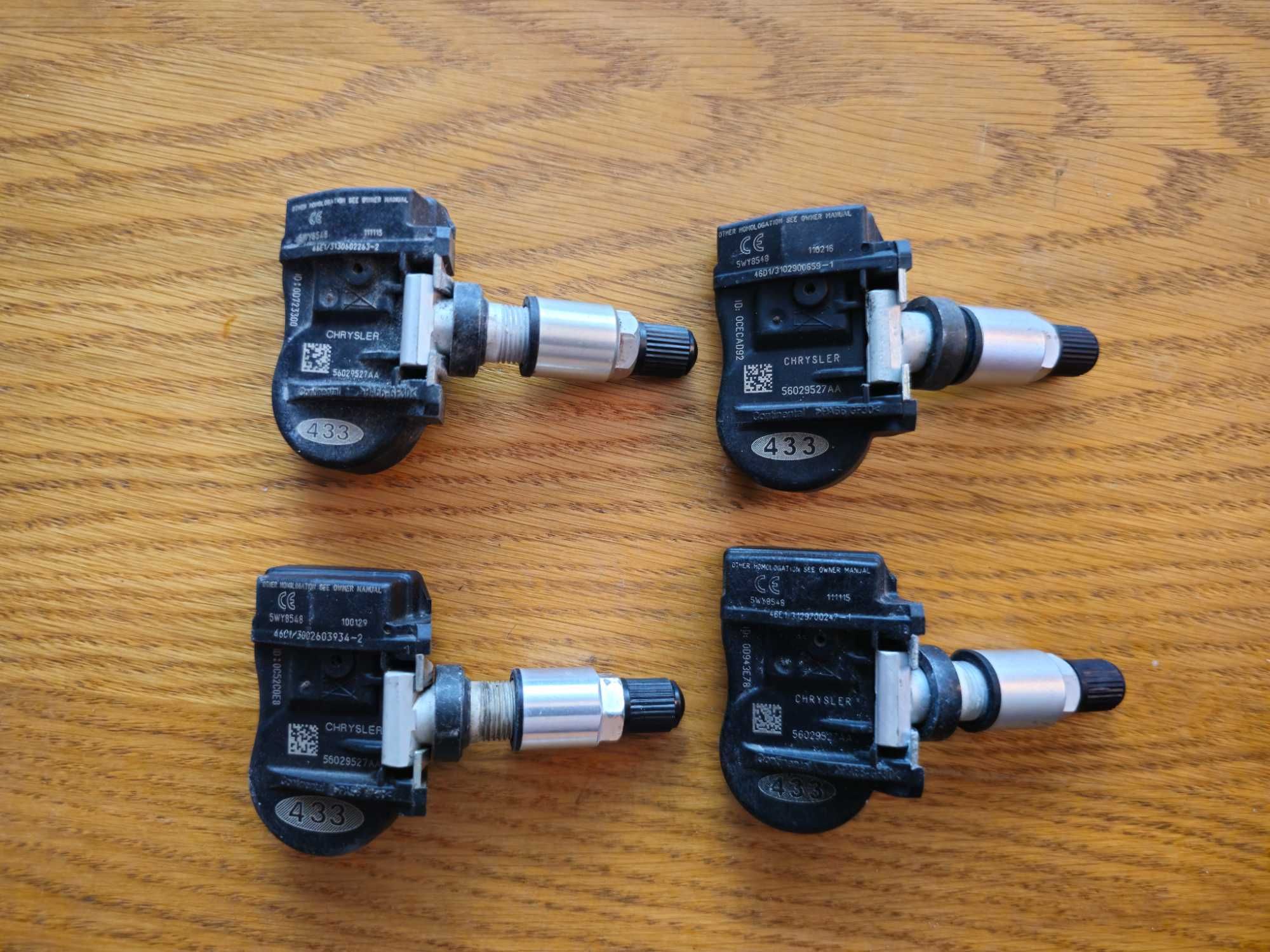 Czujniki Ciśnienia TPMS 433MHz Continental - CHRYSLER i DODGE + GRATIS