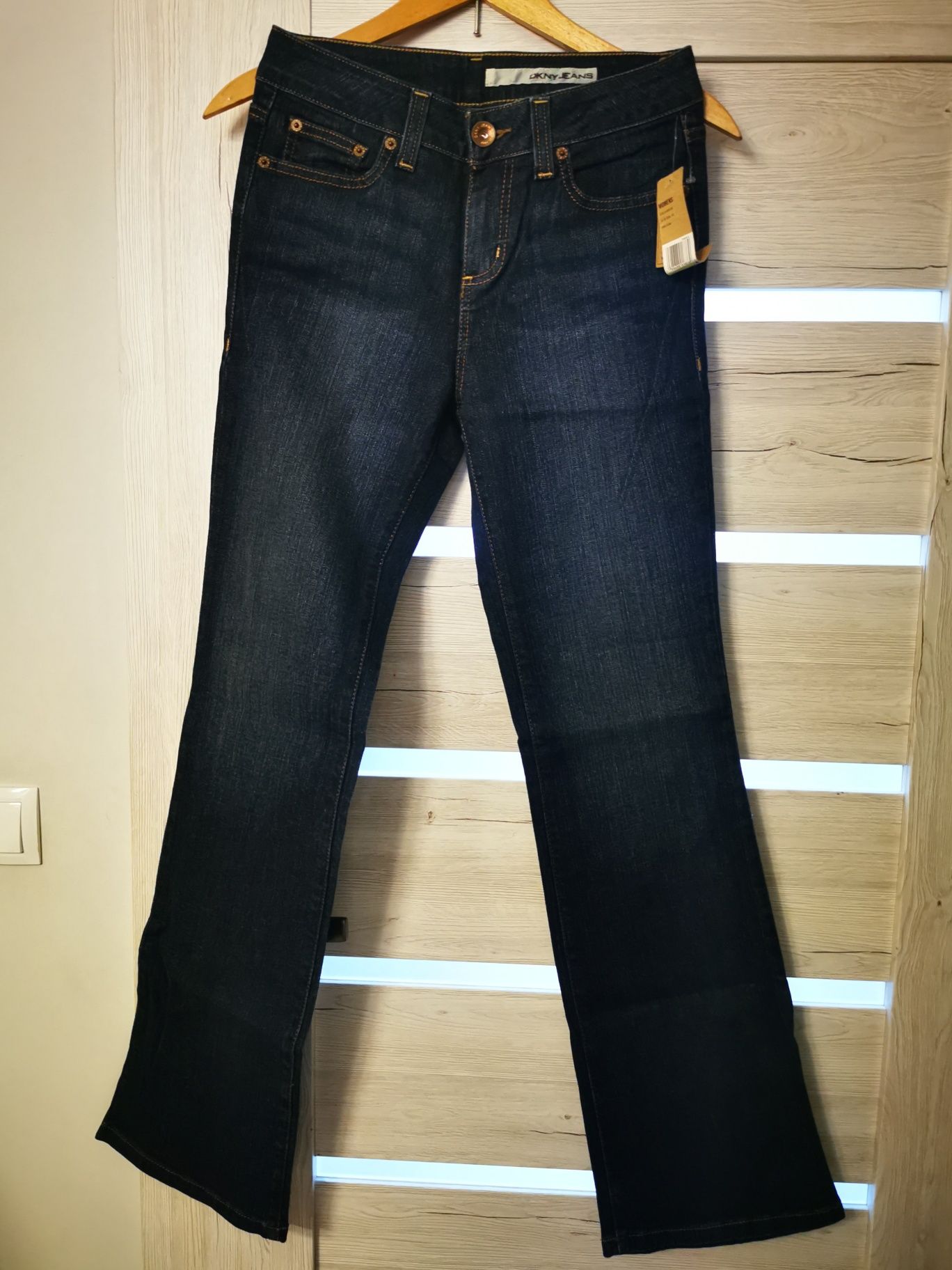 DKNY donna KARAN new york jeans rurki 34 34 nowe