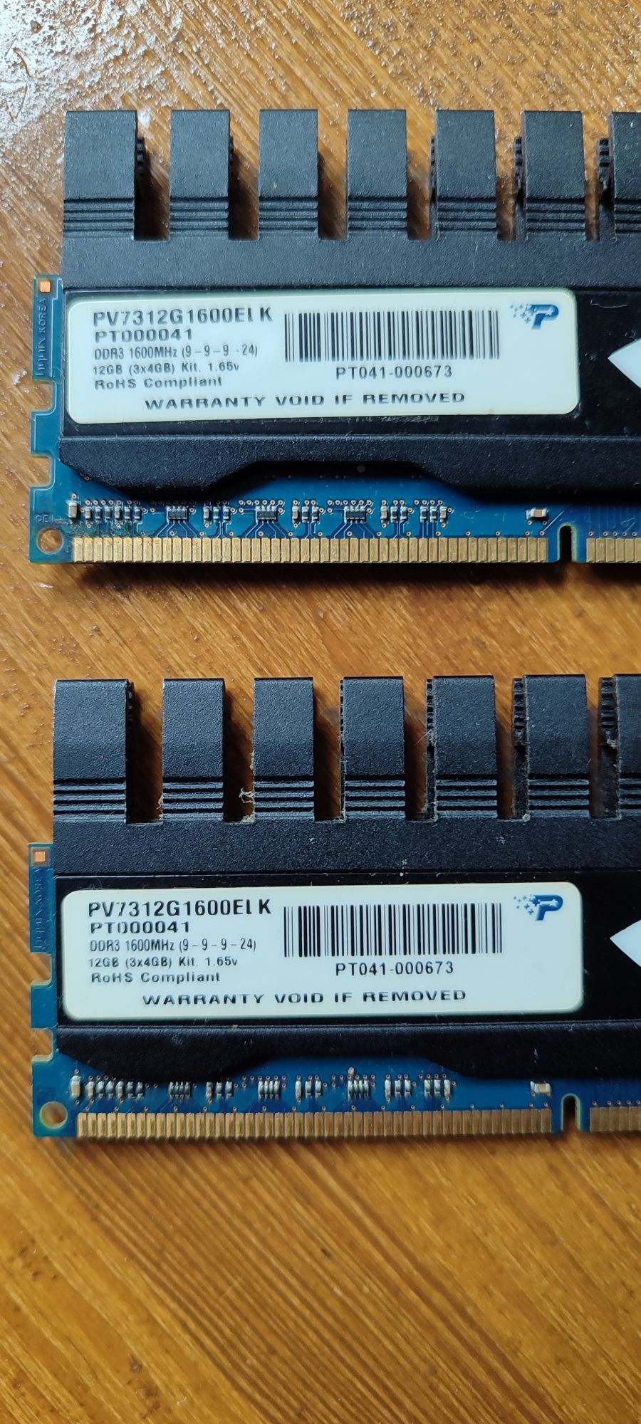 Пам'ять Patriot DDR3 2*4gb
