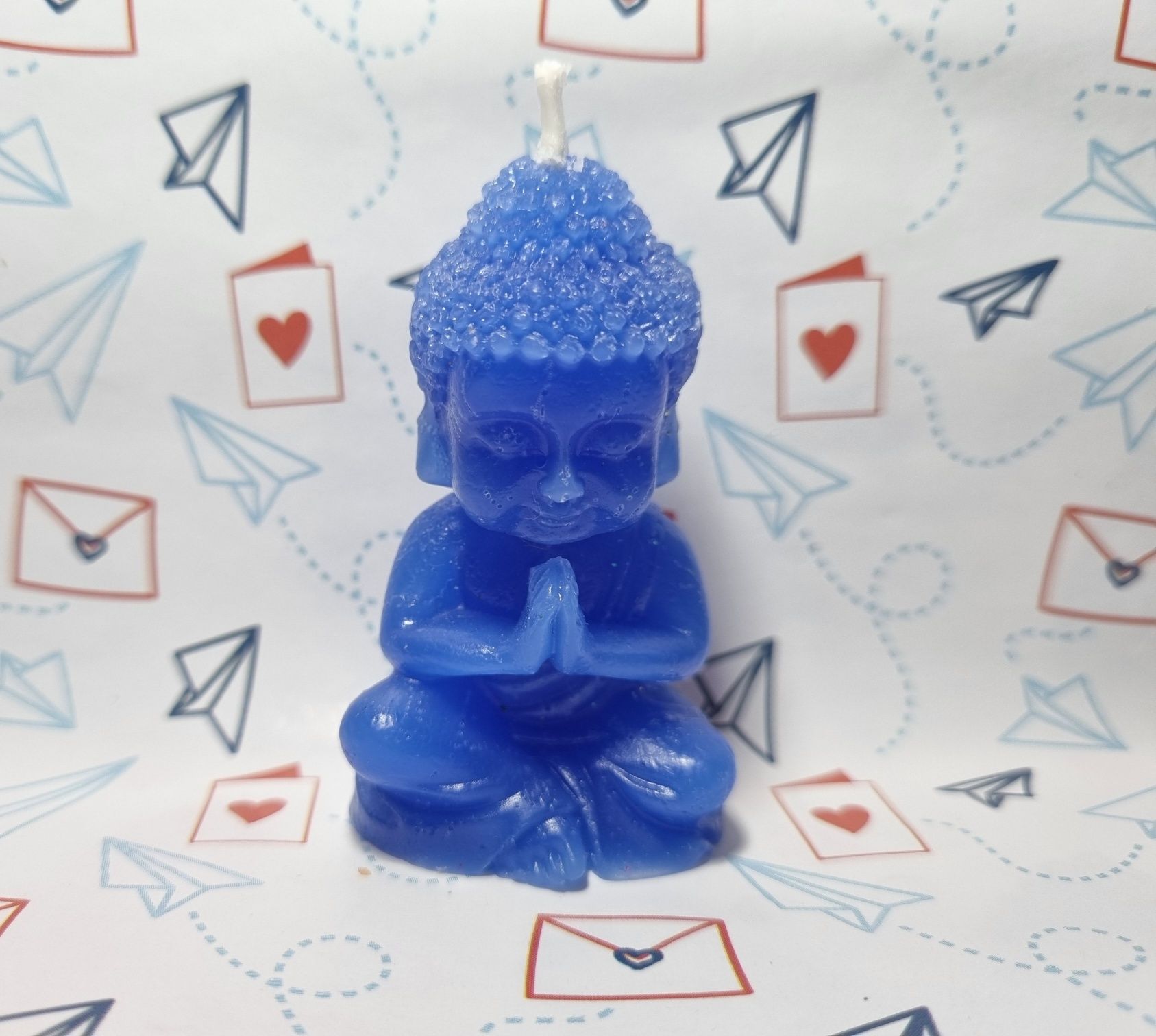 Pack 5 Velas Buda | 5 Tons de Azul | 50% off