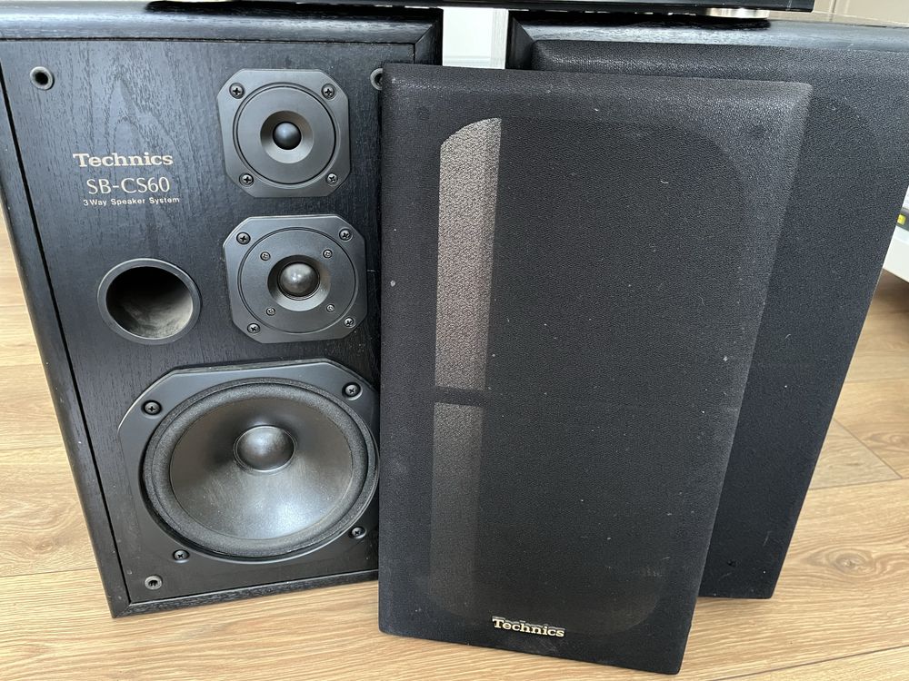 Kolumny Technics SB-CS 60 i wzmacniacz SU-X102