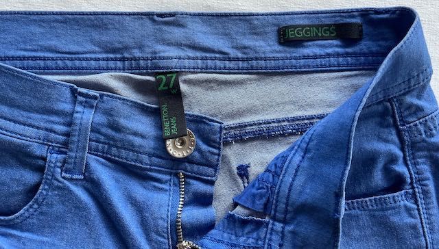 Jeansy marki Benetton