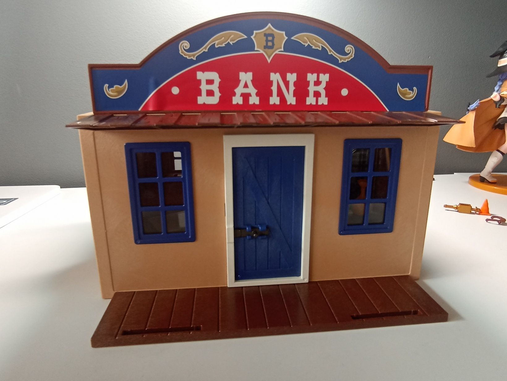 Zestaw Playmobil kowboje szeryf bank