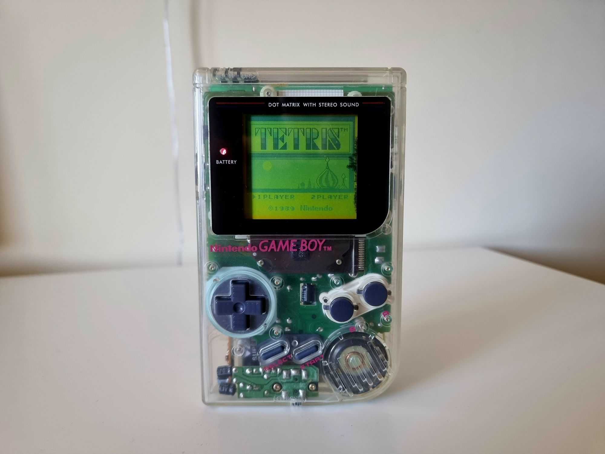 Konsola Gameboy Classic Transparent przeźroczysty