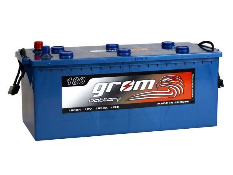 Akumulator GROM Prestige 180Ah 1050A EN LEWY PLUS