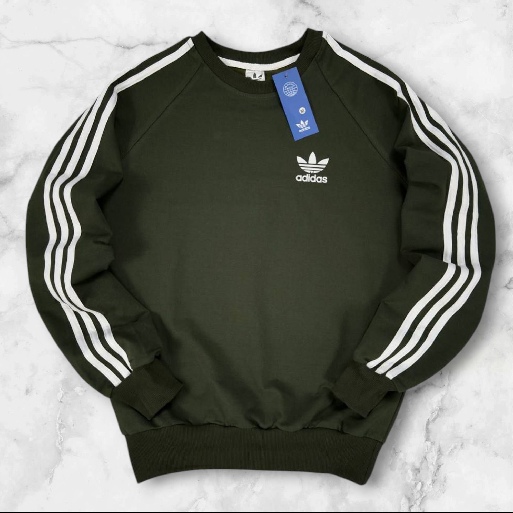 Світшот Adidas / Чоловіча кофта Адідас. Лонслів. Преміум якість