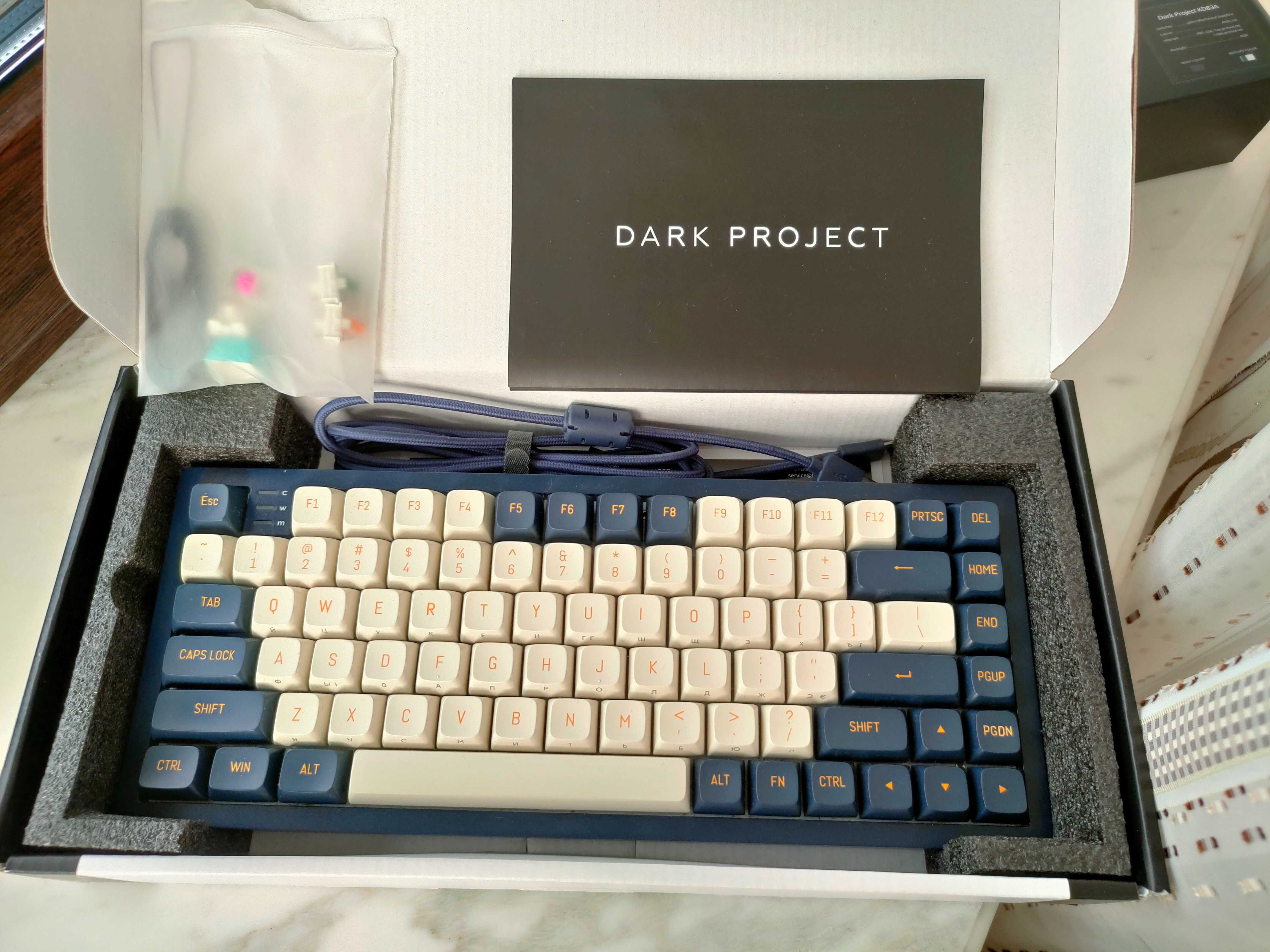 Преміальна ігрова клавіатура Dark Project G3MS Sapphire