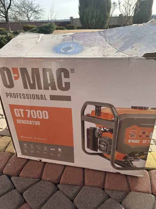 Генератор бензиновий o’mac gt 7000 3.5 кВт