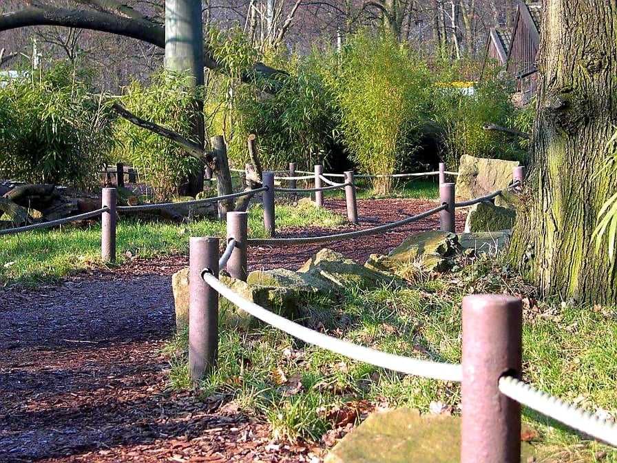 Pal ogrodzeniowy z tworzywa sztucznego - okrągły